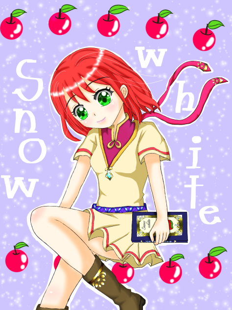 Snow white with The red hair