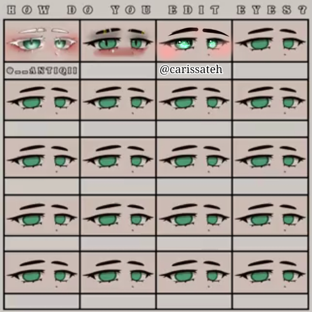 how do you edit eyes