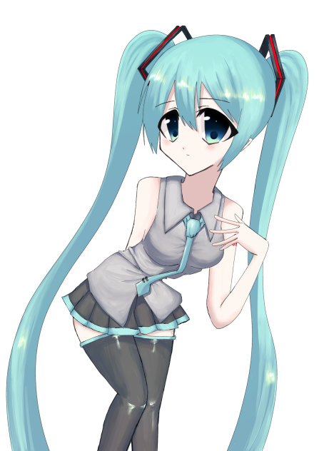 初音ミク描いたよ~~！