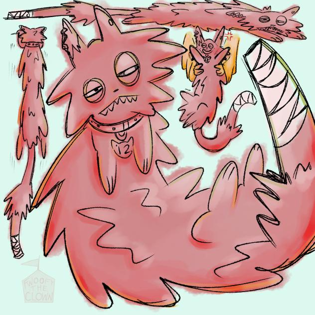 Rat as a cat ferret creature thingy