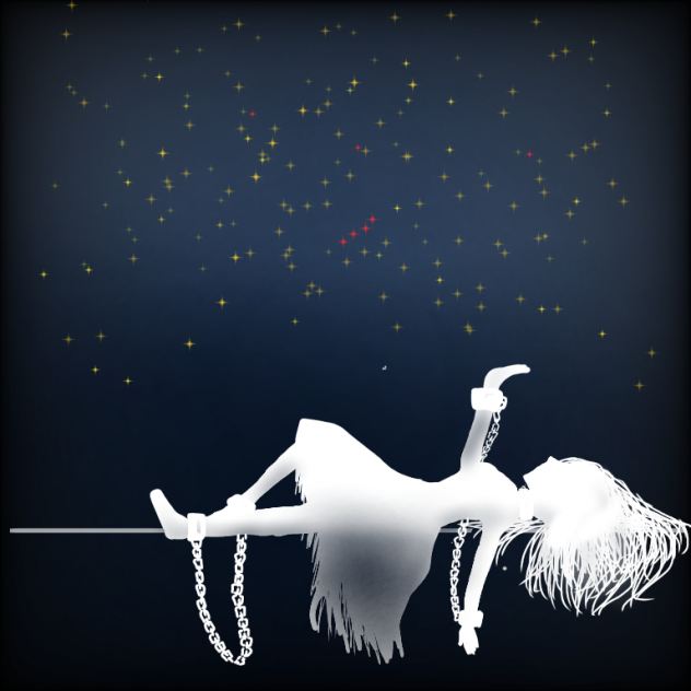 星空の下の少女