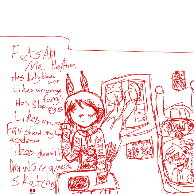 A sketch of me…