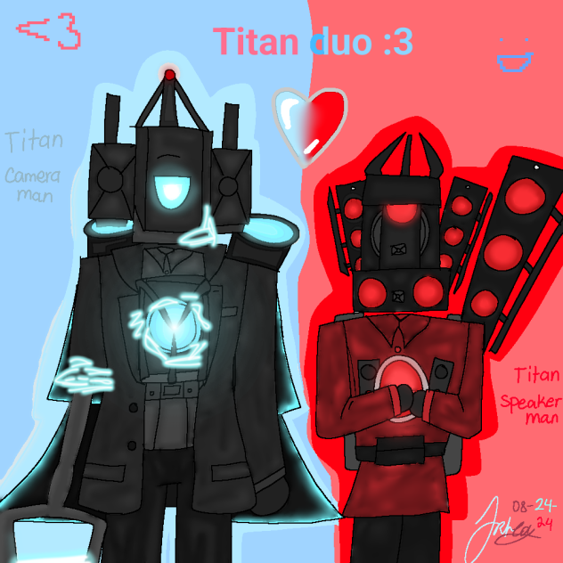 Titan duo 🩵❤️