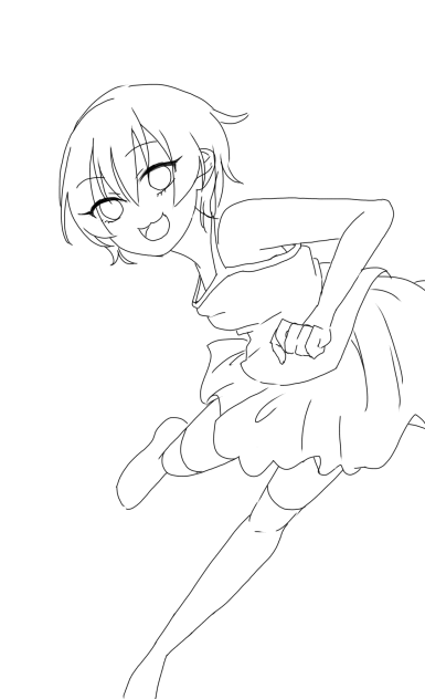 凛ちゃん 線画