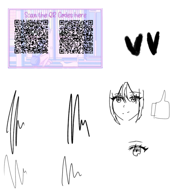 Outline brushes ibisPaint