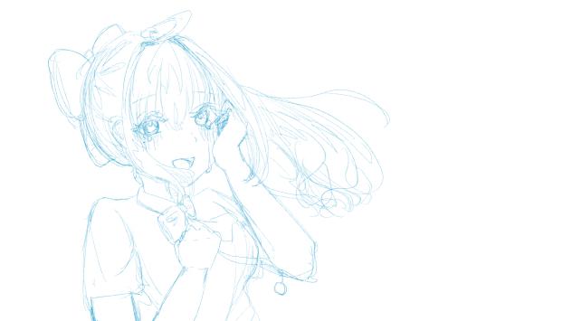 なんだかんだ言ってラフが一番可愛い