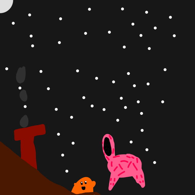 Tickle monster meets lamb