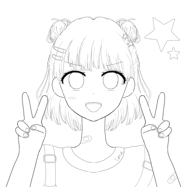 🌟（線画）