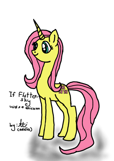 If Fluttershy was a Unicorn