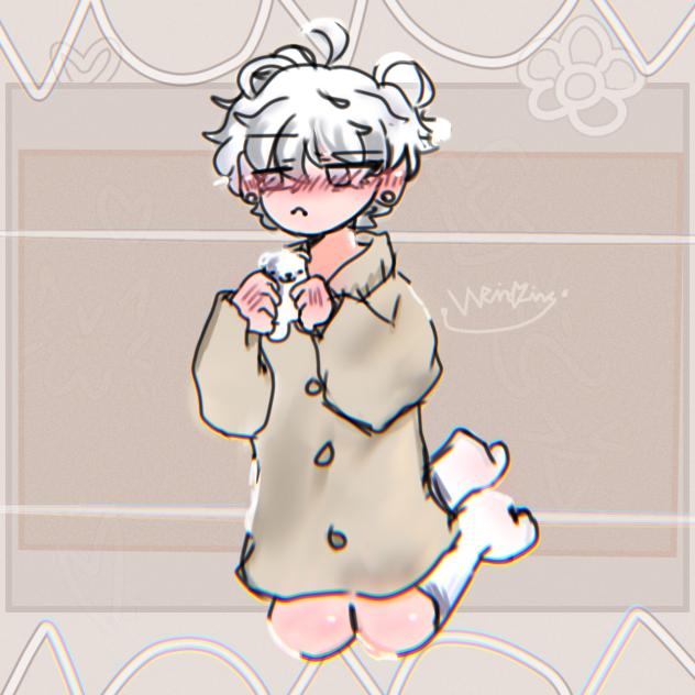 cool plushie hes holding