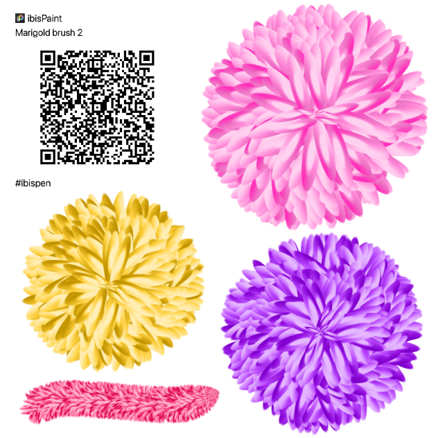 Marigold brush 2🌼💕