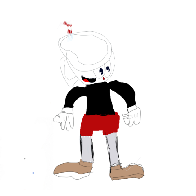 Cuphead (brother’s drawing)
