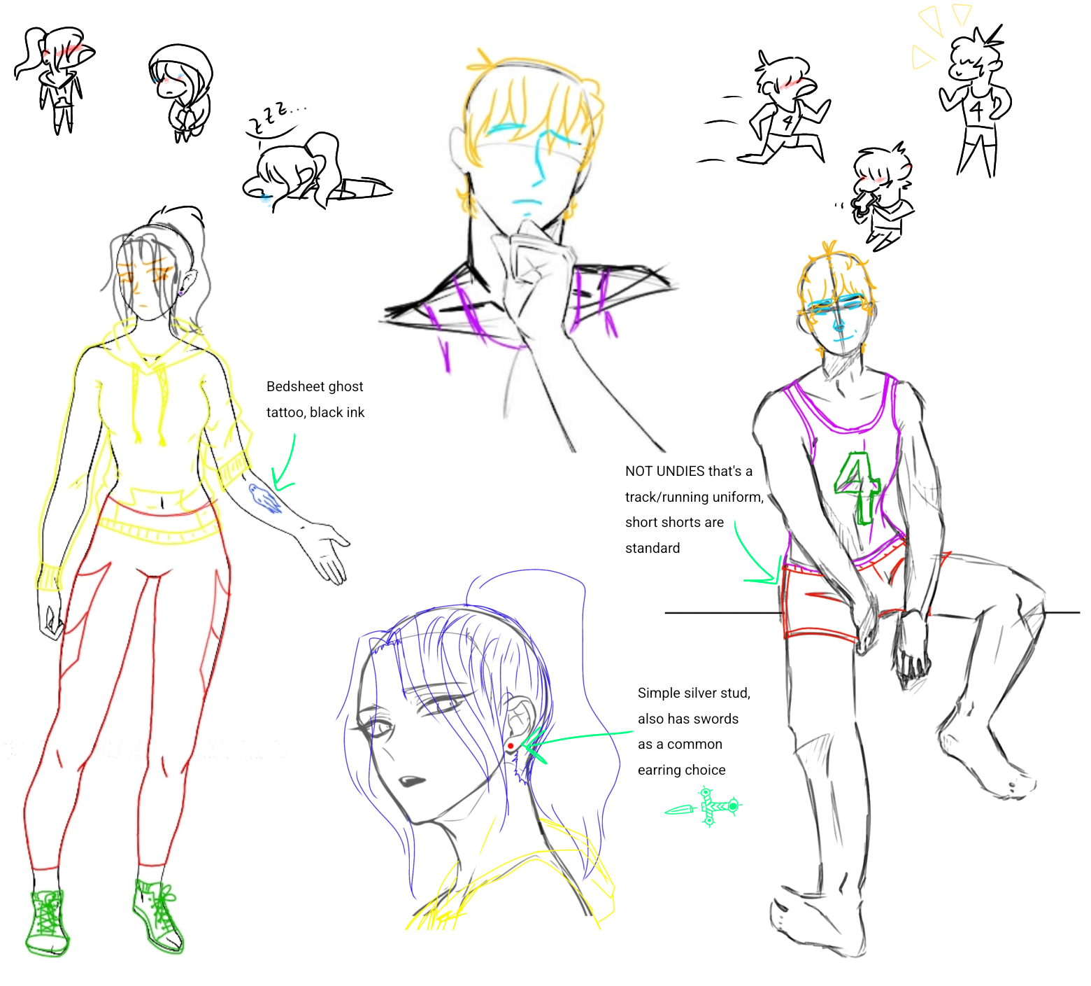 Character concepts - ibisPaint