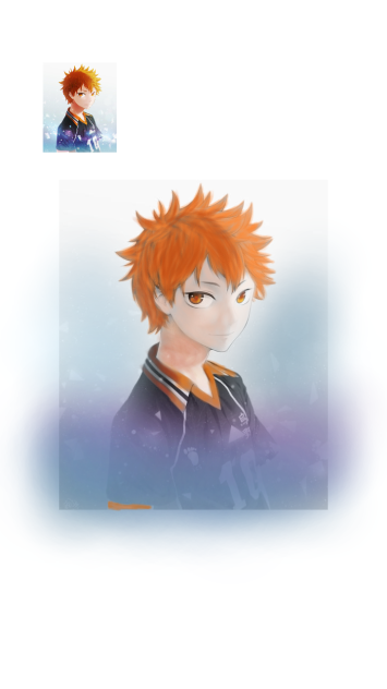 日向翔陽〜塗り絵（見本あり）