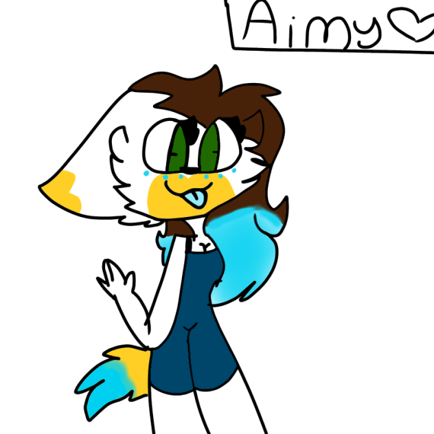 a second main oc I made named Aimy lol - ibisPaint