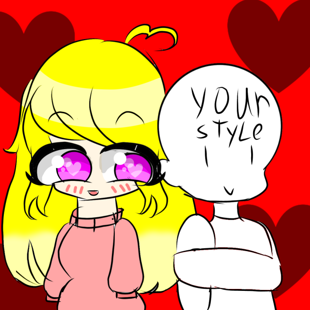 Me and your character UvU