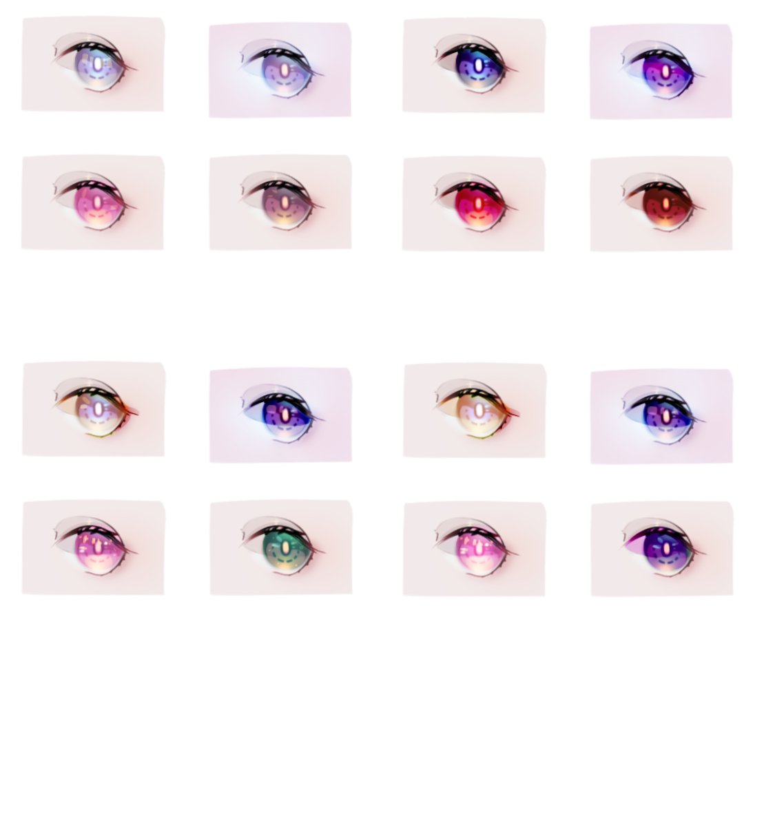 瞳 メイキング Ibispaint