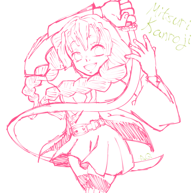 mitsuri kanroji sketch