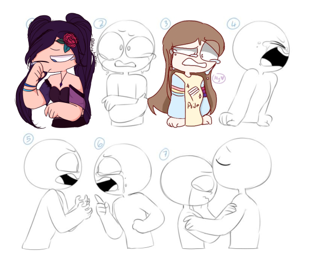crying fighting collab