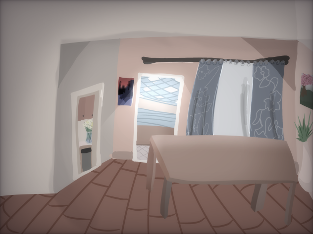 Living room drawing