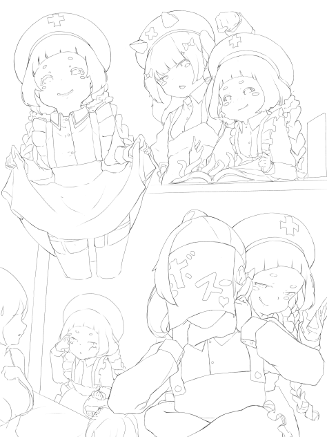 線画6❤️ - ibisPaint