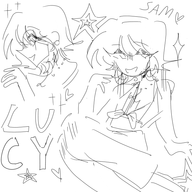 Lucy doodles