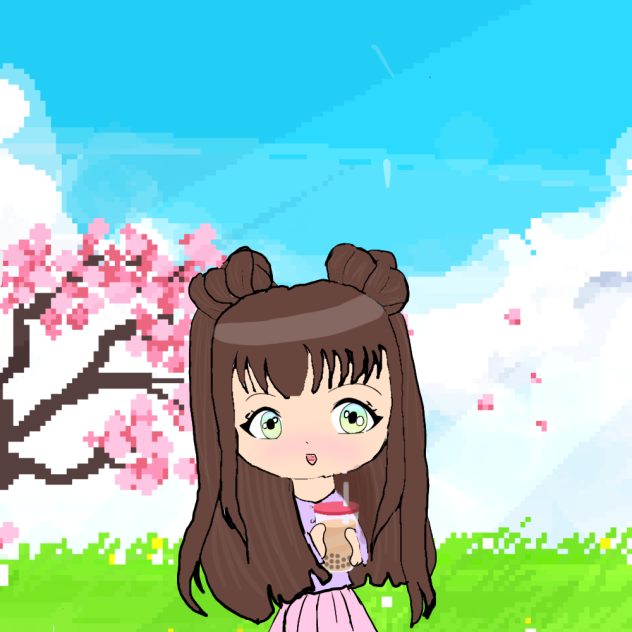 Milk tea in blossom