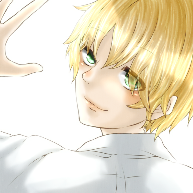 【線画】男子【拝借】