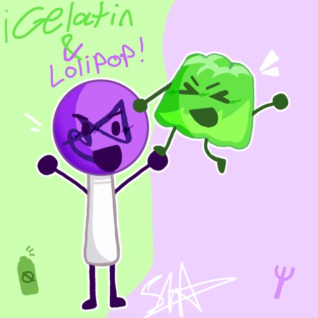 GELATIN AND LOLIPOP (bfb)