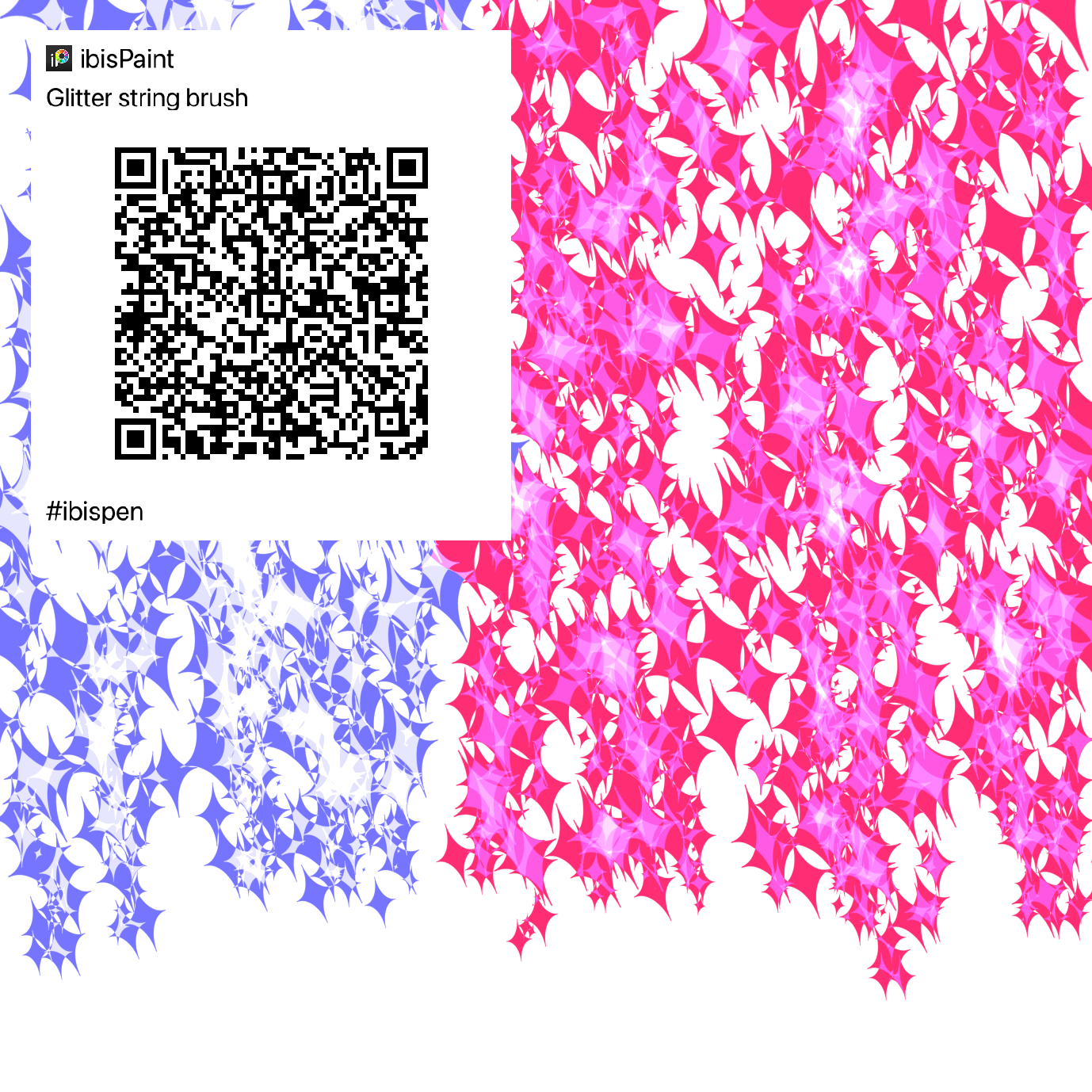 Glitter string brush 💕 ibisPaint
