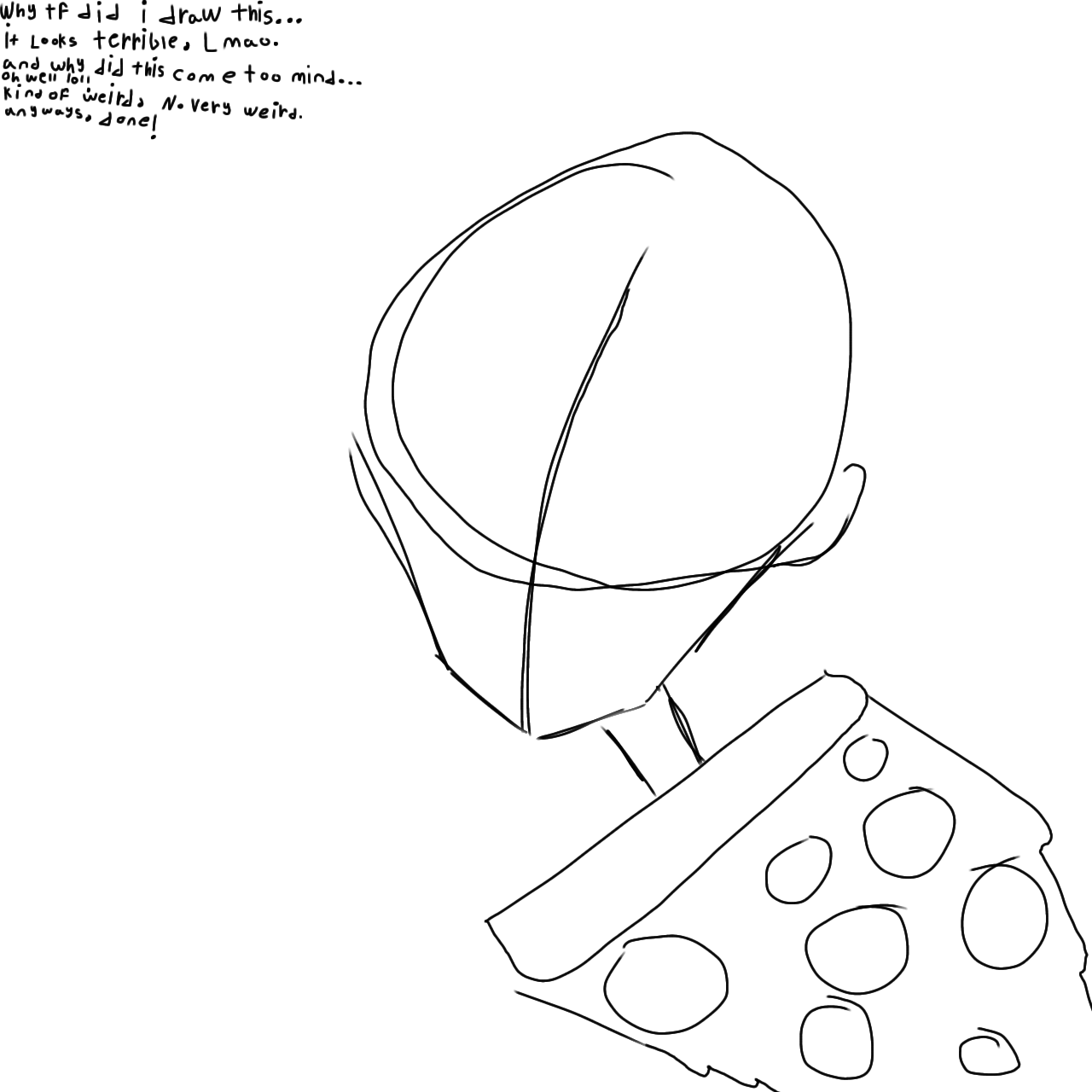 cute anime pizza girl ibisPaint