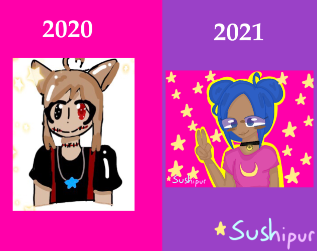 2020 vs. 2021 - ibisPaint