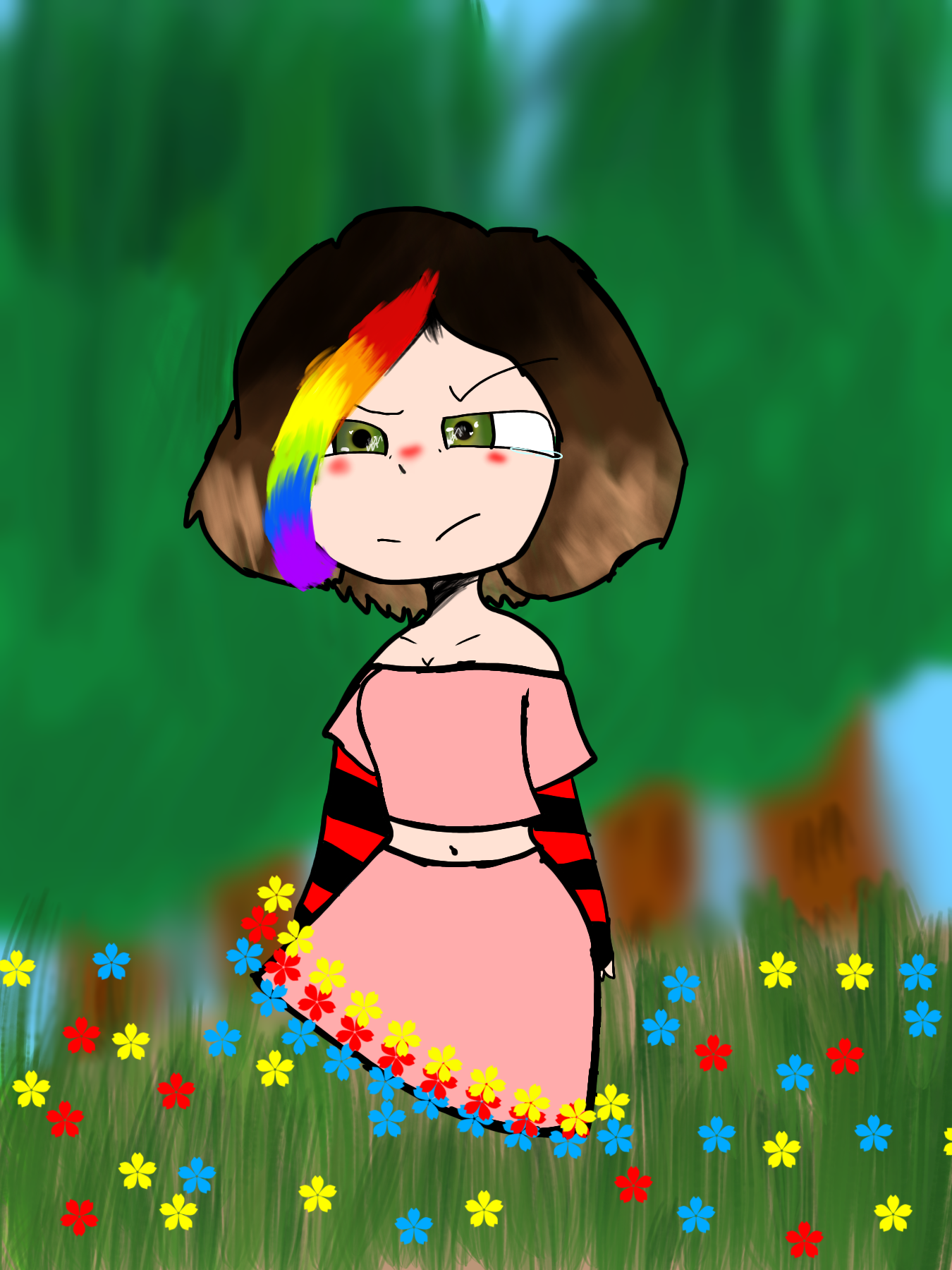 In the forest - ibisPaint