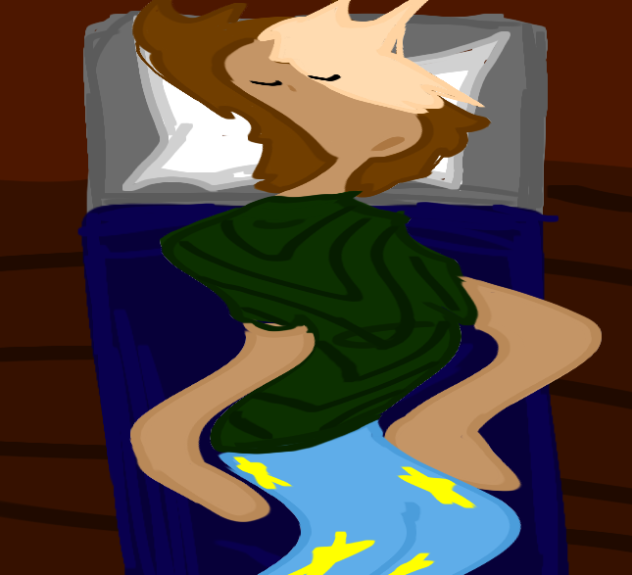 me sleeping