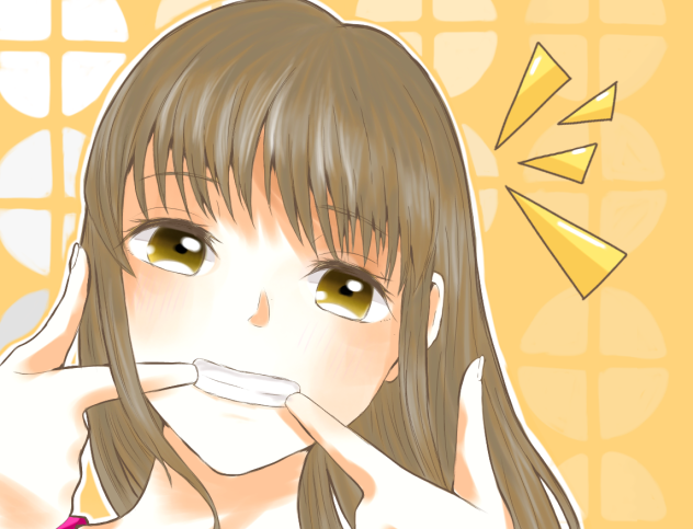 「ニッ！」と笑ってよ