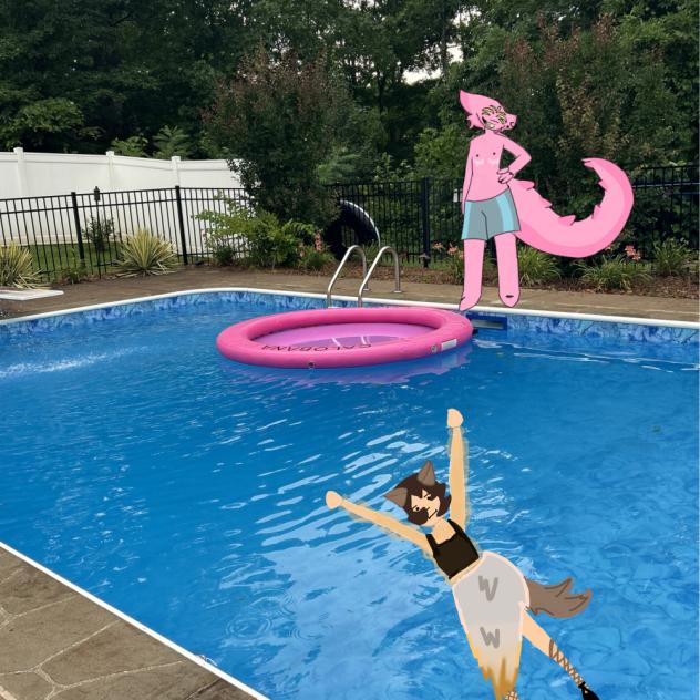 Pool party collab