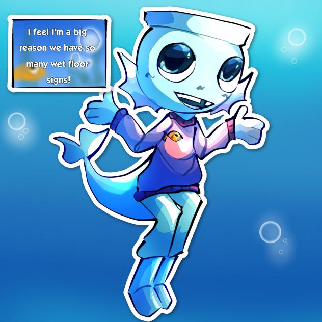 Finn! the punny fish bowl!