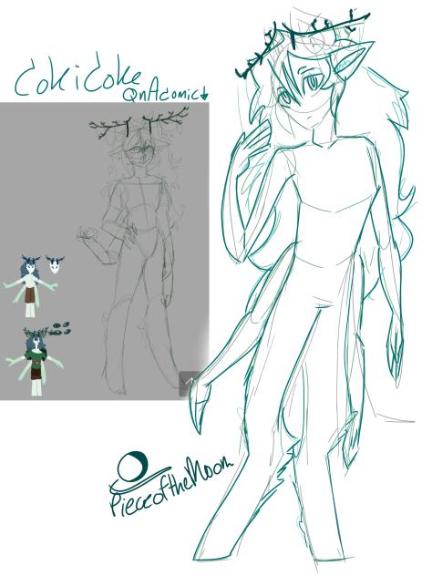 Drawing OC (Coki Coke's QnA Comic!)