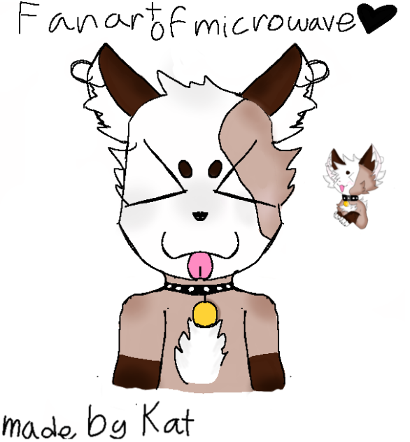 Fan art of microwave