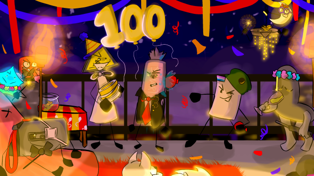 100 pv on isbpaint yay 🎉