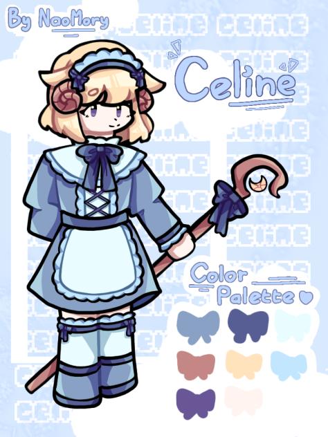 Celine - Magical girl oc ref