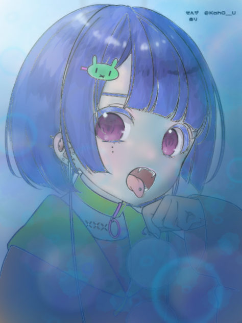 ノイズでお絵描き(色塗り) フリー線画