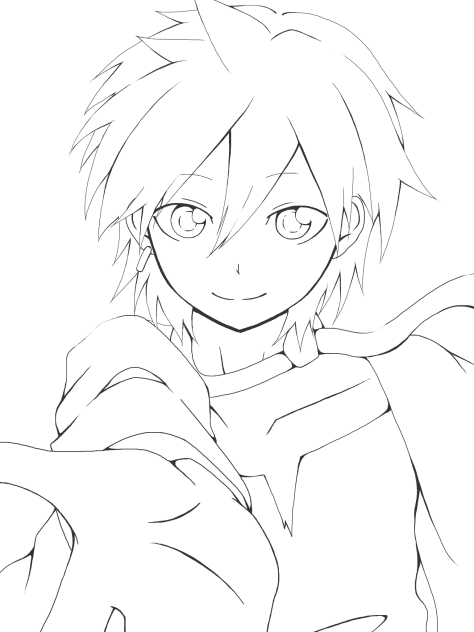 アリババ君 線画