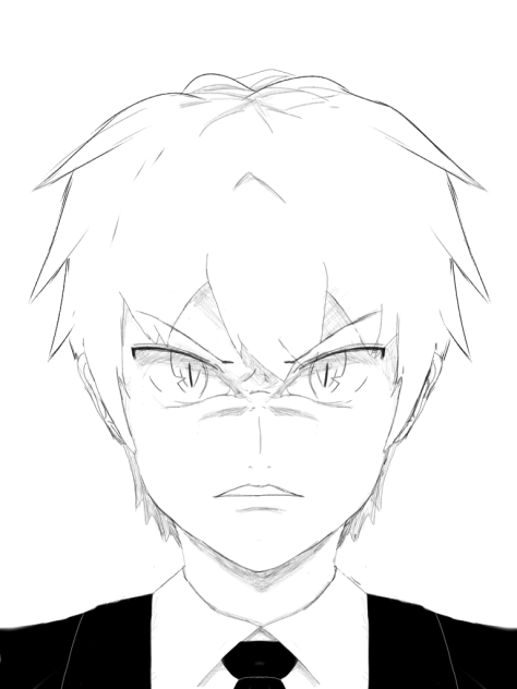 スカイリイ（線画）