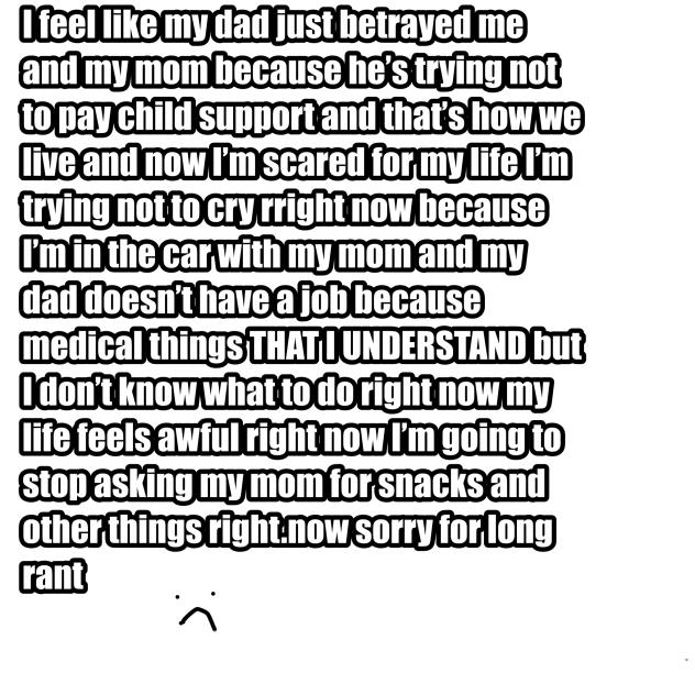 Please just read I need support