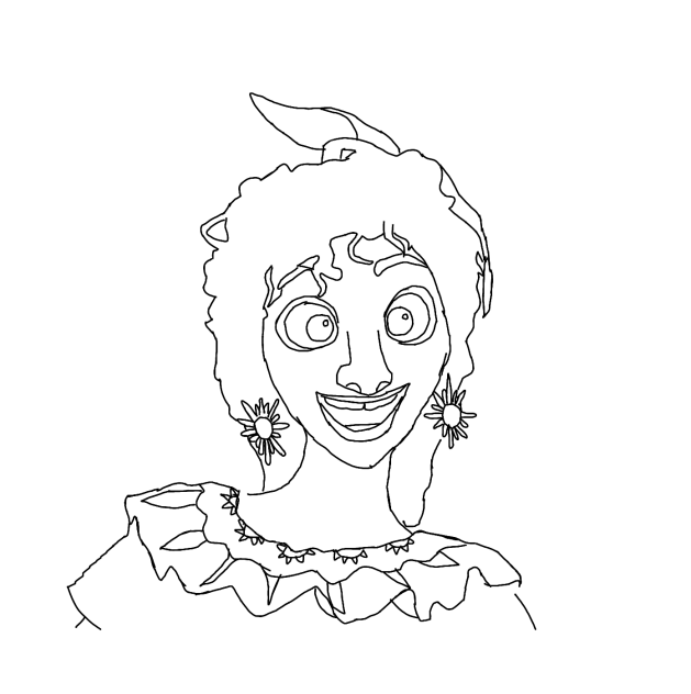 Tia Pepa colorig sheet - ibisPaint