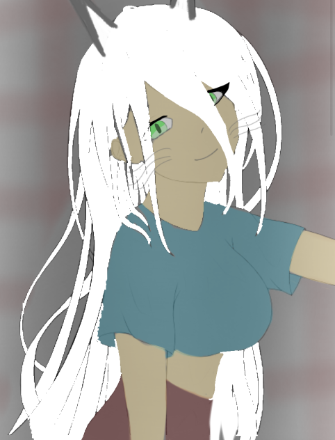 Crazy cat cosplay - ibisPaint