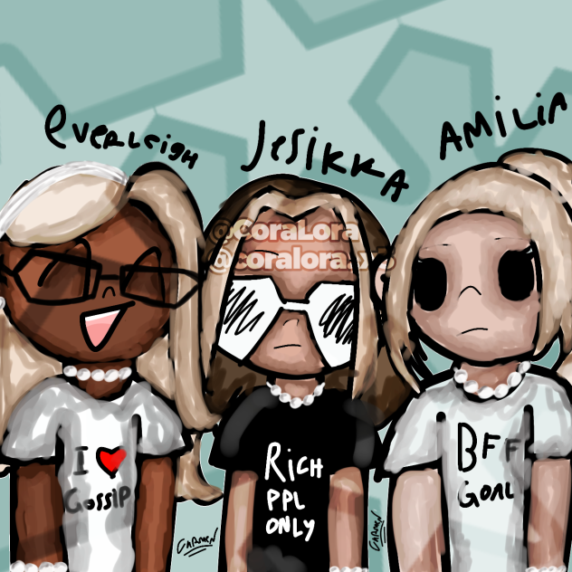 Everleigh, Jesikka and Amilia
