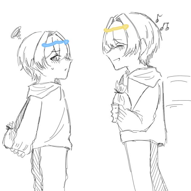 クリスマスプレゼント（🩵💛
