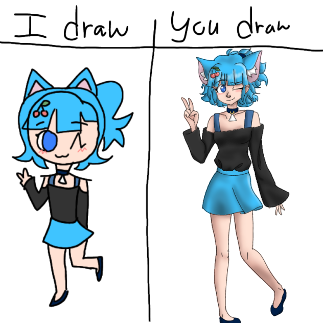 I draw, you draw collab with ker pro